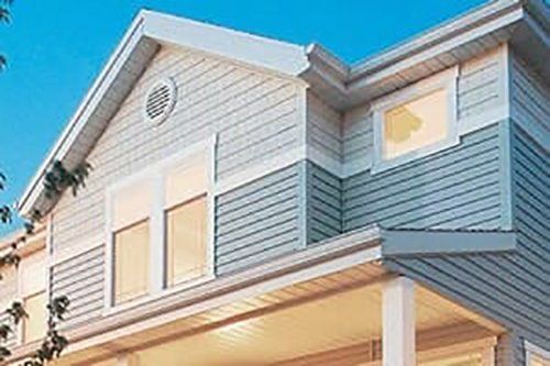 Fresh exterior siding on a home